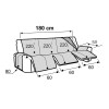 Divano a 3 posti 3 feet sofa saver Reverte