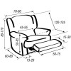 Funda de Sillón Relax VELVET
